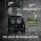 New 1970-78 Honda Skid Plate #40528-918-000B US90. Price: $95.00.