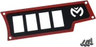 Moose Racing Dash Plates Red Right Small 4 Switch #0521-1700 New. Price: $39.95.