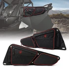 Utv Red Front Side Door Bags W/ Knee Pad For Polaris Rzr Xp 4 1000 900 Turbo New. Price: $41.99.