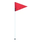 Jlp 6 Ft Tall 1/4 In Pole 15X10 Nylon Flag Whip Atv-utv Go Kart Red New. Price: $16.95.