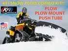 Kfi Snow Plow Kit Arctic Cat '02-'17 450 500 60" / Mount Push Tube New. Price: $712.85.