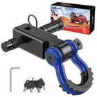 Nilight Anti-theft Shackle Hitch Receiver 2INCH W/ Lock Pin Black Blue New. Price: $64.66.