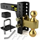 Tirol Adjustable Trailer - Fits 2'' Receiver, 6 Drop/rise Hitch, 2... New. Price: $137.69.