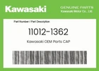 Kawasaki Genuine Cap 11012-1362 New. Price: $10.76.