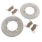 Rear Mudrat Brake Rotors & Pads 2006 2007 Polaris Ranger 700 6X6 New. Price: $127.55.
