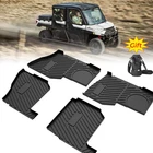Utv Front & Rear Floor Mats For Polaris Ranger Crew Xp 1000 4 Seater 2019-2026 New. Price: $129.79.