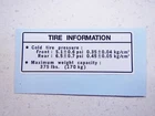 89-90 Honda FL400R Pilot Tire Information Mark Sticker Decal New. Price: $18.99.