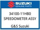 Suzuki Oem Part 34100-11HB0 Speedometer Assy New. Price: $257.65.
