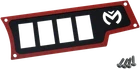 Moose Racing Dash Plates Red Right Small 4 Switch 0521-1700 New. Price: $47.99.