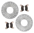 Rotors And Pads For Polaris Ranger 700 6X6 2006 2007 Front Brakes New. Price: $127.55.
