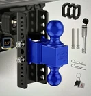 Adjustable Trailer Hitch -drop (fits 2.5-INCH Receiver) -6" Drop/rise New. Price: $99.95.