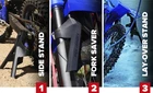 Polisport Multi Tripod Side Stand Layover Fork Saver Universal Black 8988500001 New. Price: $33.34.