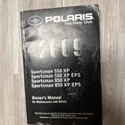 2009 Polaris Sportsman 850 550 Xp Owners Manual Book 9921973 Used. Price: $13.99.