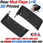 2X For 1985-1987 Honda Atc 250ES Big Red Rear Mud Flaps Splash Guards Left Right New. Price: $85.49.