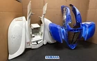 Yamaha Raptor 660 Oem Front Rear Fender Plastics Set Blue White Fastship 6RK Used. Price: $299.99.
