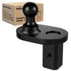 Nilight Gooseneck Ball Extender 4" Offset Compatible With B&w Trailer Hitch New. Price: $69.99.
