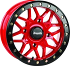 Dragonfire Racing Typhon Wheel 15X7 4/156 5+2 +10 Machined Red New. Price: $295.30.