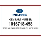 Polaris Base Cab Frame Weld Front Right 1016718-458 Oem New. Price: $144.99.