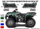 Yamaha Big Bear Yfm 400 Oem Tank Side Decal Emblem Sticker Graphic Set Kit 4X4 New. Price: $39.99.