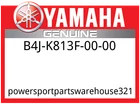 Yamaha Oem Part B4J-K813F-00-00 Cover, Side Pillar New. Price: $16.49.