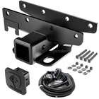 Tyger Wrangler Hitch Combo: 2" Receiver & Wiring Cover Fits 2007-2018 Jk New. Price: $59.99.