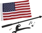 Show Chrome 41-203LBK Folding Flag Pole Left Black 2017-2024 Can-am Spyder F3 New. Price: $79.95.