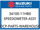 Suzuki Oem Part 34100-11HB0 Speedometer Assy New. Price: $240.79.