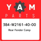 3B4-W2161-40-00 Yamaha Rear Fender Comp 3B4W21614000, New Genuine Oem Part. Price: $556.06.