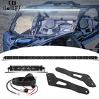 Kit For Can-am Maverick X3 Ds Rs Max Upper Roof 50'' Curved Led Light Bar Mount New. Price: $159.99.