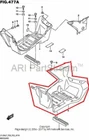 New Oem Suzuki Quadsport Lt 90 Left Side Mud Guard Footrest Black. Price: $159.95.