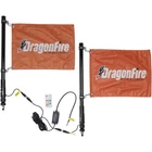Dragonfire Racing Spiral Led Lighted Whips - Smoke 2' Pair 522806 New. Price: $254.10.