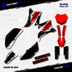 White & Red Slick Racing Graphics Kit Fits 08-24 Yamaha Decal New. Price: $49.99.