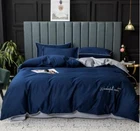 3D Dark Blue Solid Color KEP3170 Bed Pillowcases Quilt Duvet Cover Kay New. Price: $103.08.