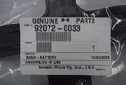 Kawasaki Oem Battery Band 92072-0033 New. Price: $7.14.