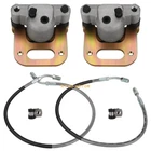 Front Brake Caliper W/ Pad & Line For Polaris Sportsman 500 400 Xplorer New. Price: $53.98.