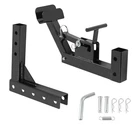 Trailer Towing Hitch Carrier W/ 2IN Receiver - 5" Wide Hook For Trash Can New. Price: $63.38.