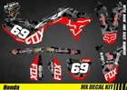 Motorcycle Decal Kit For Honda Crf - Grey Camo New. Price: $160.94.