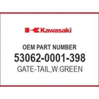 Kawasaki Gate-tail,w.green 53062-0001-398 Oem New. Price: $424.62.