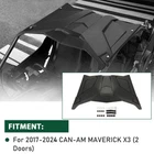 Black Abs Hard Roof Top Cover Piece For 2017-2024 Can Am Maverick X3 Turbo New. Price: $274.95.