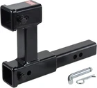 864131 Dual Hitch Receiver With 7-1/2 Inch Rise/drop, Extension New. Price: $60.99.