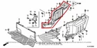New Oem Honda Big Red 700 Right Side Fender Cover Panel Black. Price: $284.95.