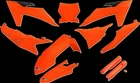 Ufo Plastics KTKIT529F Fflu Complete Fits Ktm New. Price: $151.83.