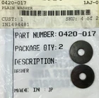 Pk Arctic Cat 0420-017 Atv Replacement Plain Washers Fits 1996-2004 Models New. Price: $12.49.
