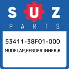 53411-38F01-000 Suzuki Mudflap,fender Inner,r 5341138F01000, New Genuine Oem Par. Price: $127.30.