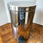 Polder Stainless Steel Pedal Trash Can For Home, Bathroom, Kitchen, Very Good. Used. Price: $19.60.